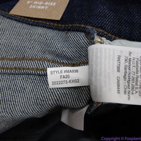 NEW Madewell 9" Mid-Rise Skinny Jeans in Orland Wash: TENCEL™ Denim, 25 - Picture 14 of 16